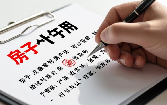 没有房产证怎么办理房屋抵押贷款