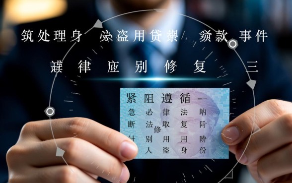 别人盗用我身份证贷款怎么办,需要我自己还款吗? 别人盗用我身份证贷款怎么办