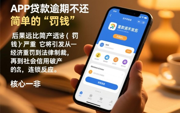 手机app贷款不还会怎么样