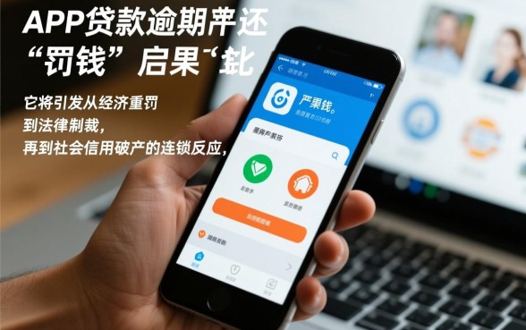 手机app贷款不还会怎么样