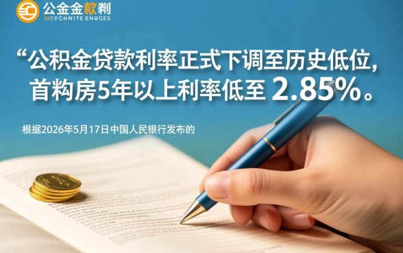 2026年最新公积金贷款利率表