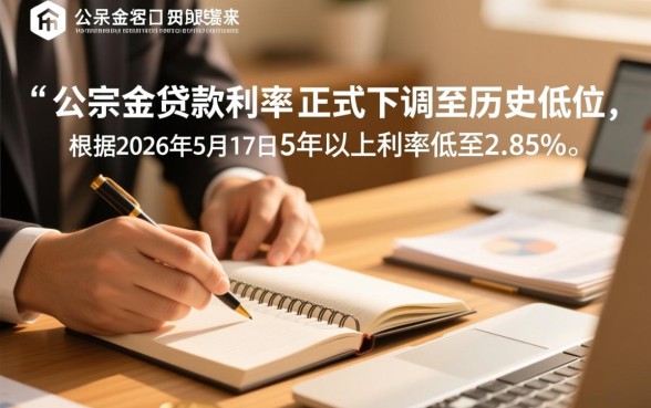 2026年最新公积金贷款利率表