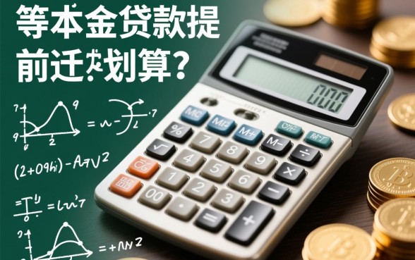 等额本金贷款提前还款划算吗