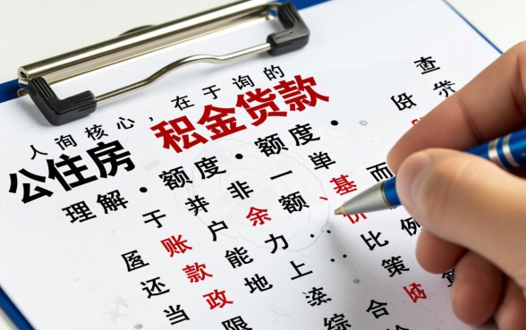 个人住房公积金贷款额度怎么查
