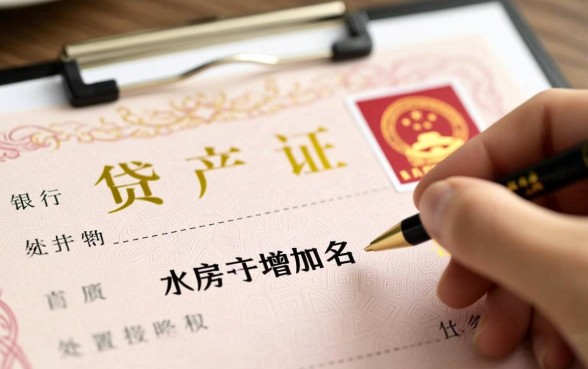 贷款买房房产证可以加名字吗