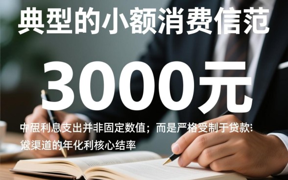 贷款3000一年有多少利息