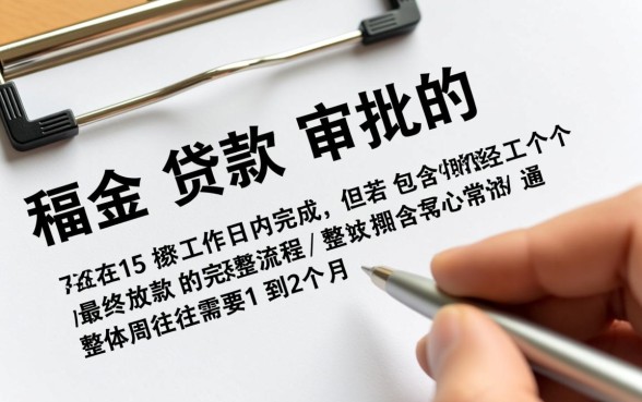 公积金贷款什么时候能批下来