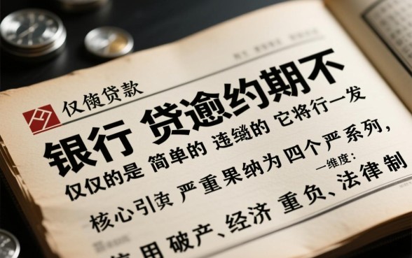 银行贷款没还上会有什么后果