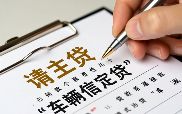 汽车无抵押贷款需要什么条件