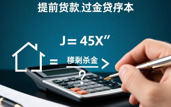 按揭贷款提前还款利息怎么算
