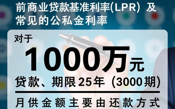 贷款100万25年月供多少