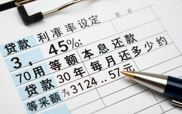 70万贷款30年每月还多少