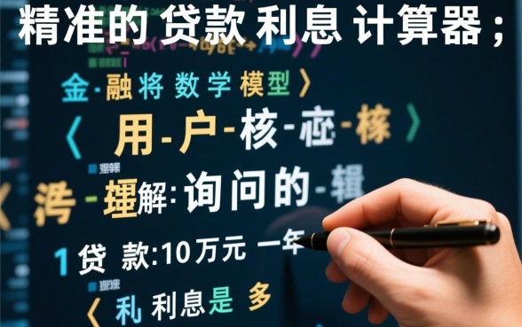 贷款10万元一年利息是多少