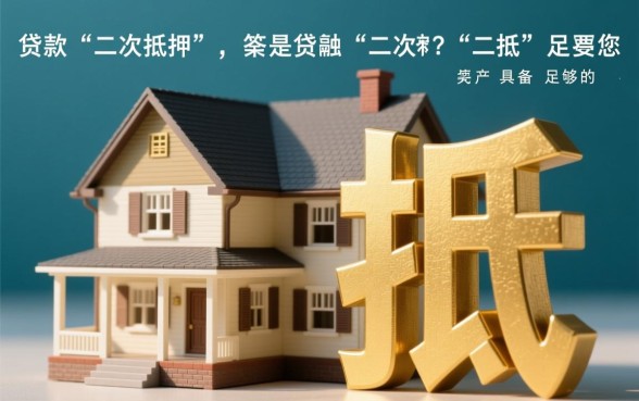 房子还有贷款可以抵押贷款吗
