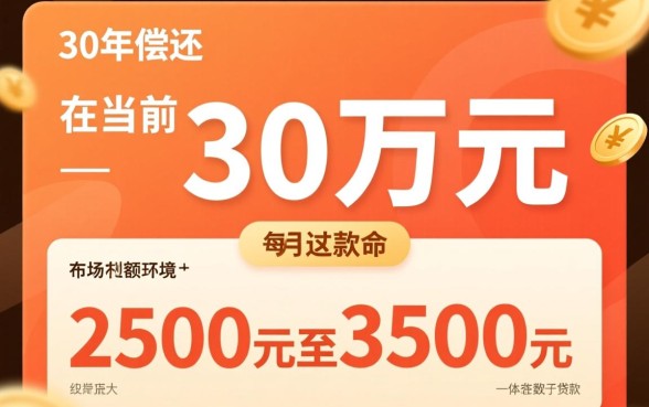 贷款30万10年每月还多少