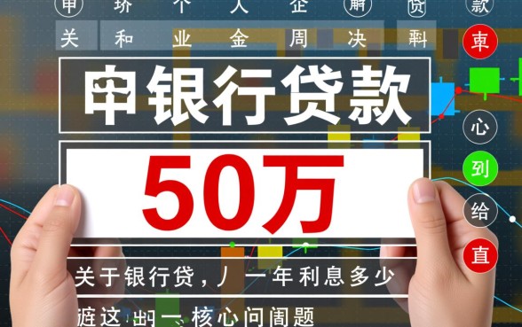 银行贷款50万一年利息多少