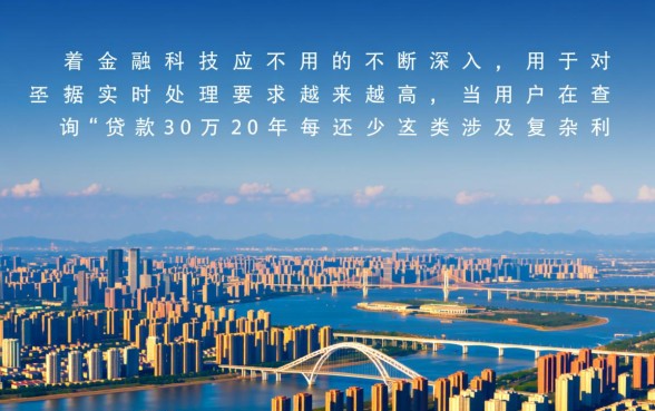 贷款30万20年每月还多少