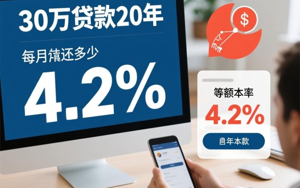 30万贷款20年每月还多少