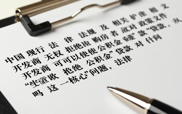 开发商可以拒绝公积金贷款吗