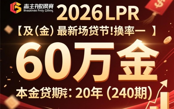 60万贷款20年每月还多少