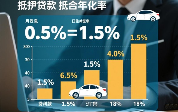 汽车抵押贷款利息一般是多少