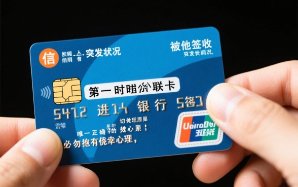 信用卡被别人签收了怎么办