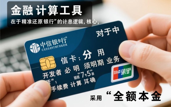 中信银行信用卡分期手续费多少