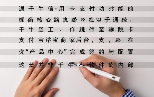 千牛信用卡支付在哪里开通