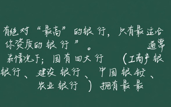 哪家银行信用卡额度容易给高
