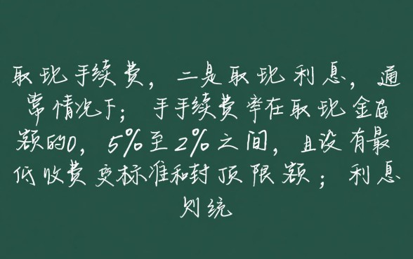 信用卡跨行取现手续费多少