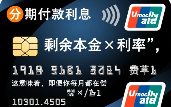 信用卡分期付款利息怎么算