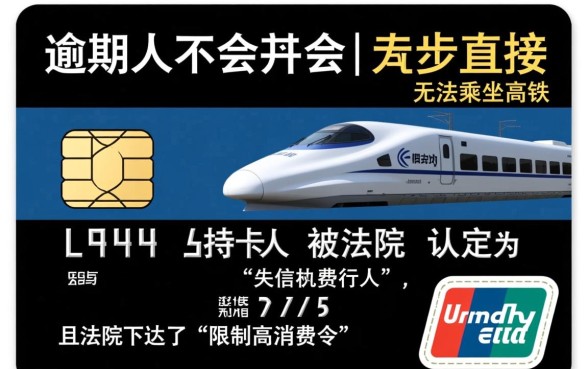 信用卡逾期多久不能坐高铁
