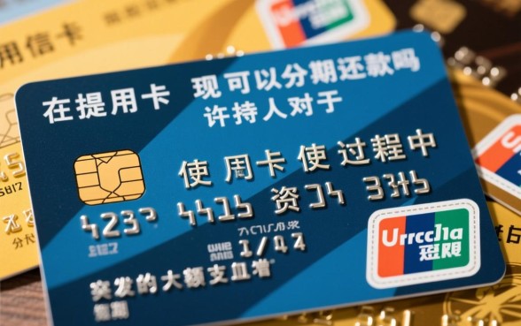 信用卡提现可以分期还款吗