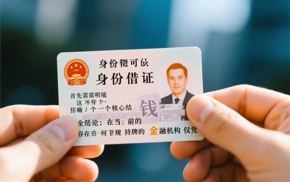 什么软件用身份证可以借钱