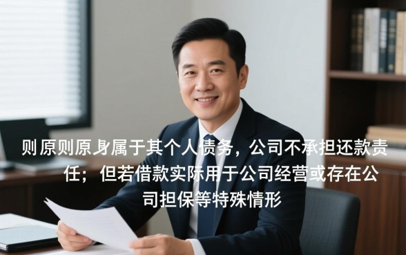 法定代表人以个人名义借款谁还
