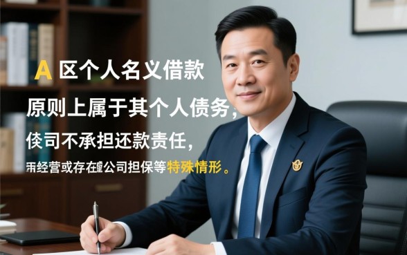 法定代表人以个人名义借款谁还