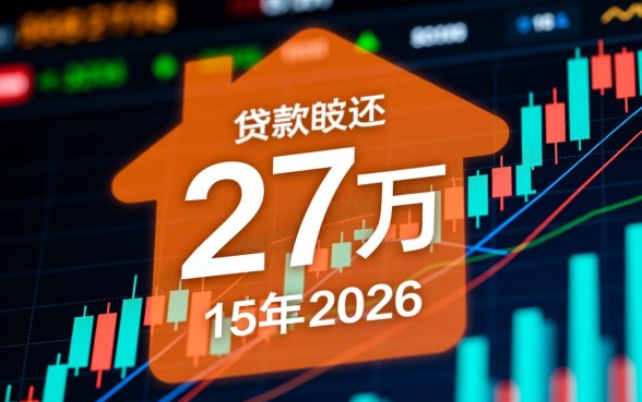 贷款27万15年月供多少