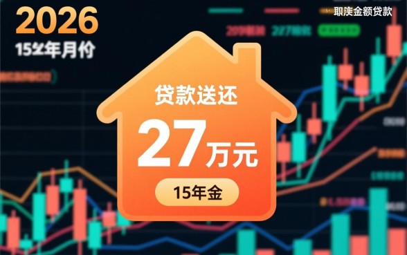 贷款27万15年月供多少