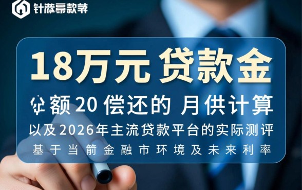 18万贷款20年月供多少