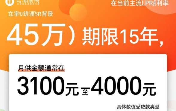 贷款45万15年月供多少