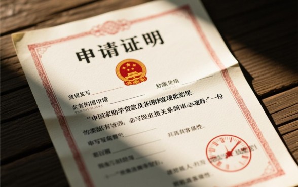 大学生贷款贫困证明怎么写