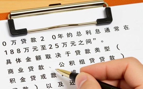 60万贷款20年利息多少