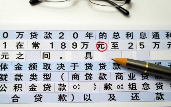 60万贷款20年利息多少