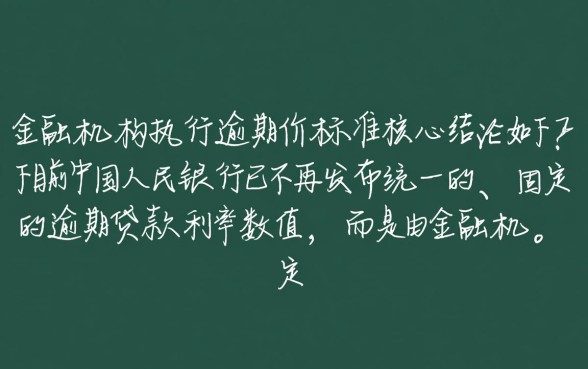中国人民银行逾期贷款利率是多少