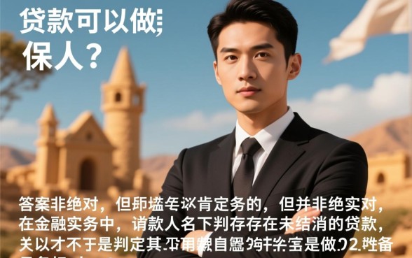 名下有贷款可以做担保人吗