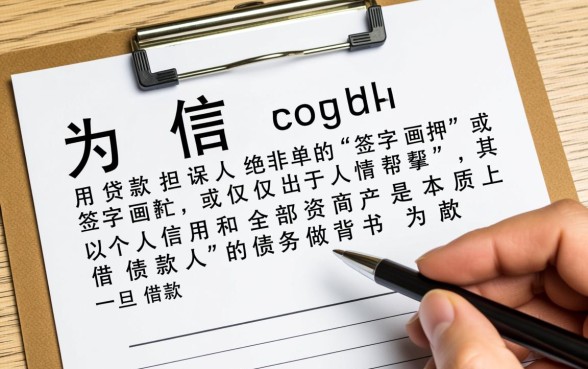 信用贷款担保人有什么风险,不还款会有什么后果? 信用贷款担保人有什么风险