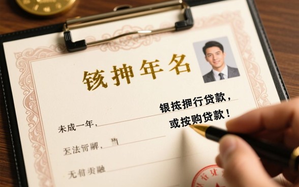 房产证有小孩名字怎么贷款