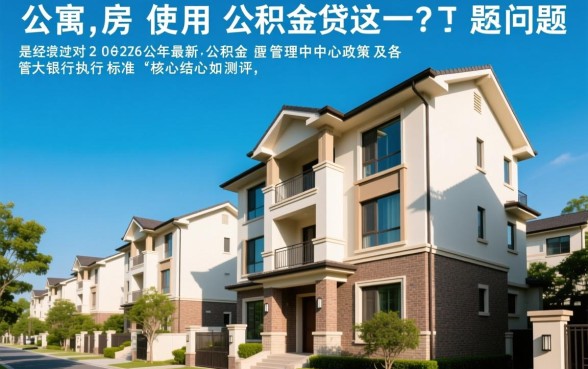 公寓房可以用公积金贷款吗,商住两用公寓能贷款吗 公寓房可以用公积金贷款吗