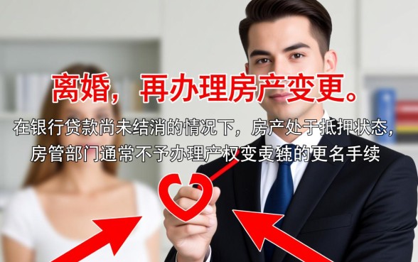 贷款房子先更名还是先离婚