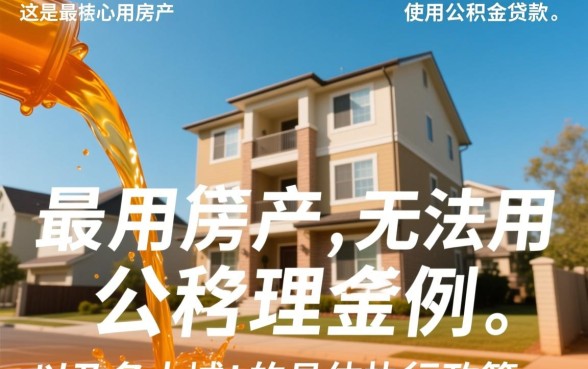 商住两用可以公积金贷款吗